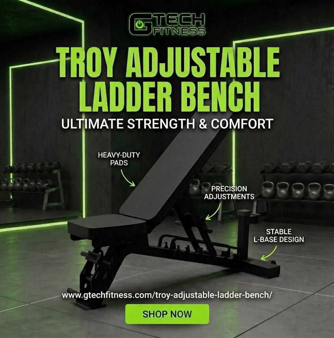 Gtech_Fitness's tweet photo. Built for serious training. 💪

The Troy Adjustable Ladder Bench features heavy-duty steel construction, quick ladder-style adjustments, and a 1,000 lb capacity—ideal for home gyms, schools, studios, and commercial facilities.

Learn more:
https://t.co/DnKOSvZBha https://t.co/aQBGidf5Xk
