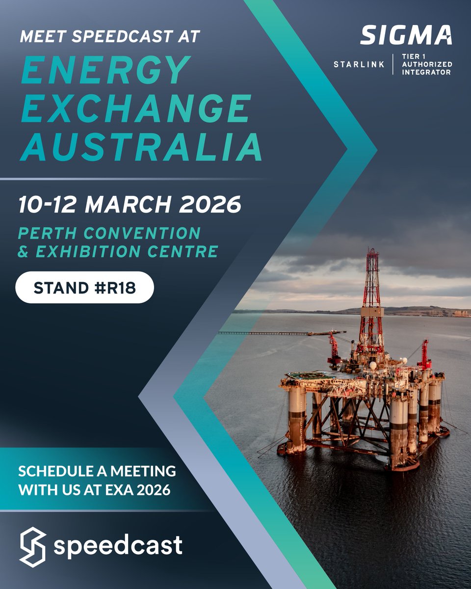 Speedcast tweet media