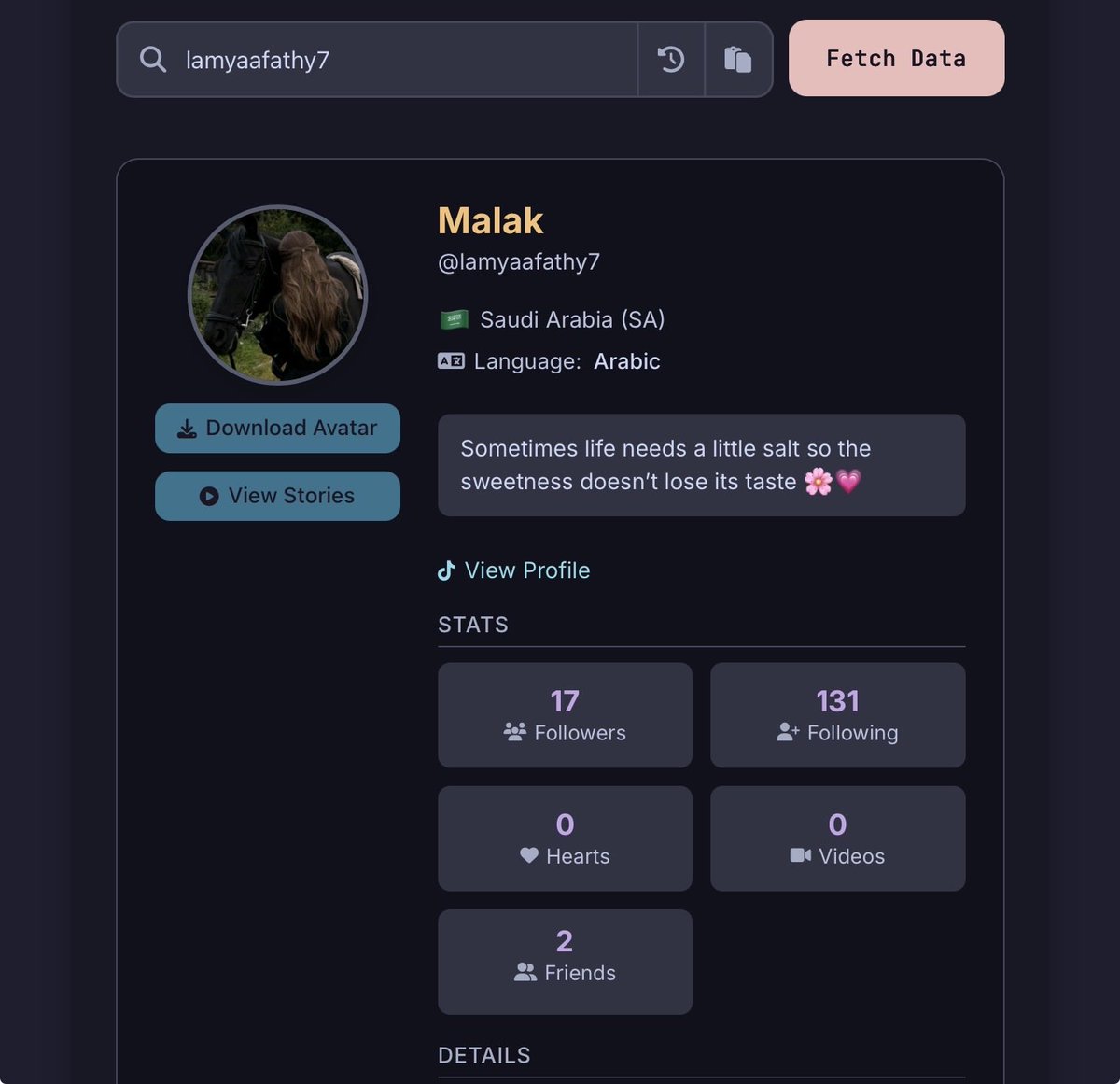 <a href="/sttam_sa/">سطام</a> هذي مصريه عندنا  تهدد  سعودية في التيك توك وتقولها إنهم يشتغلون عشان نعيش في بلدنا اسمها لمياء فتحي ⁉️
 إلى متى السكوت عن تجاوزاتهم 
<a href="/pss_ar/">رئاسة أمن الدولة</a> 
<a href="/MOISaudiArabia/">وزارة الداخلية 🇸🇦</a> 
<a href="/kamnapp/">كــلـنا أمــن</a> 
<a href="/HRSD_SA/">وزارة الموارد البشرية والتنمية الاجتماعية</a> 
<a href="/emara_alriyadh/">إمارة منطقة الرياض</a>