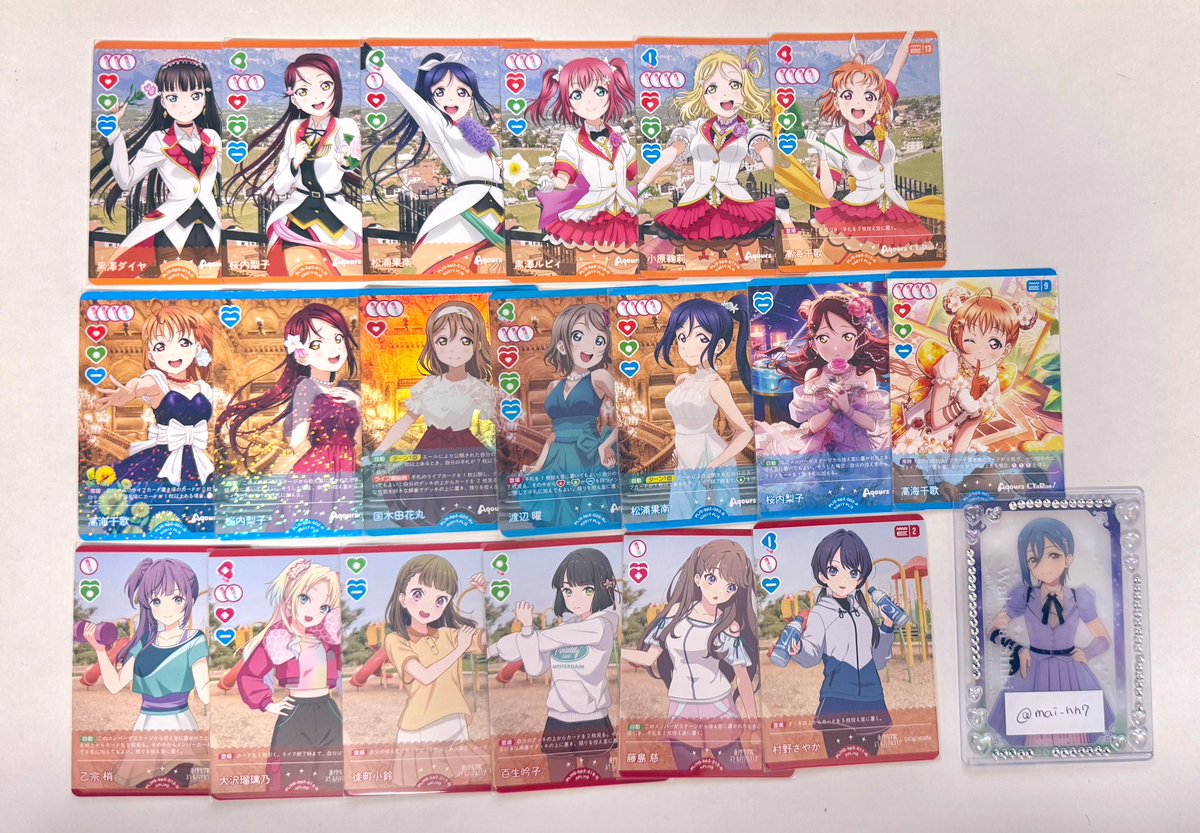 mai_hh7's tweet photo. ［交換］ラブカ

譲:画像のもの
求:四季

・郵送交換
・比率違いもご相談ください。

検索からお気軽にお声がけください🙇🏻‍♀️ https://t.co/qWq1nuR1ym
