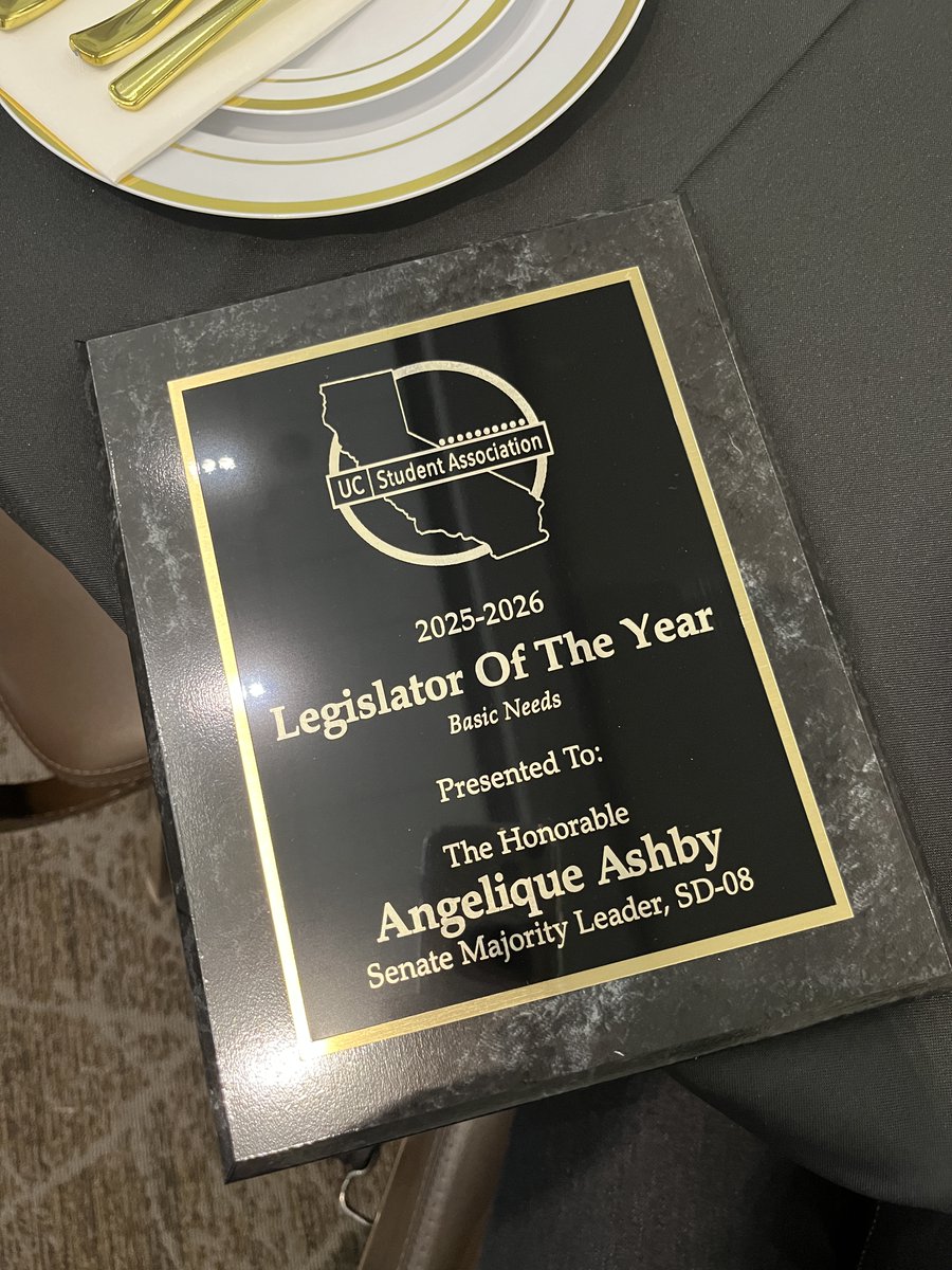 Senator Angelique Ashby tweet media