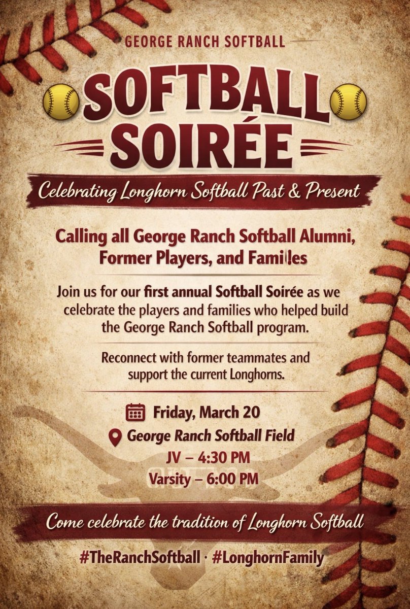 George Ranch HS Softball tweet media