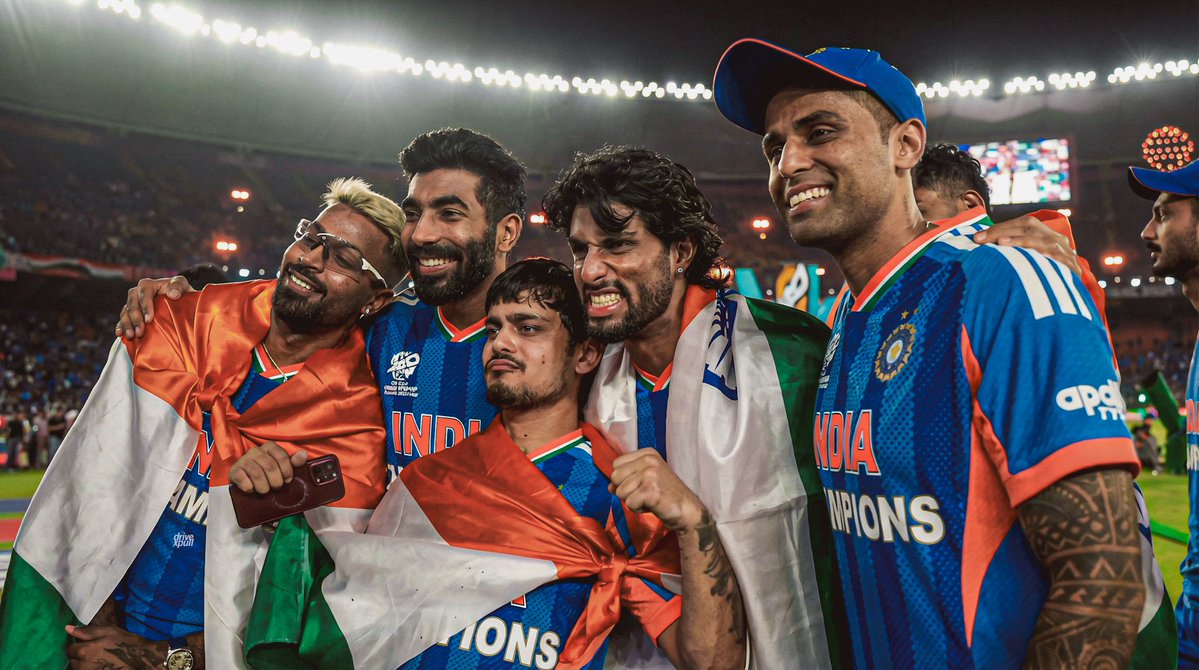 It’s crazy that this entire batch in the picture was groomed by Rohit Sharma at Mumbai Indians. 😭