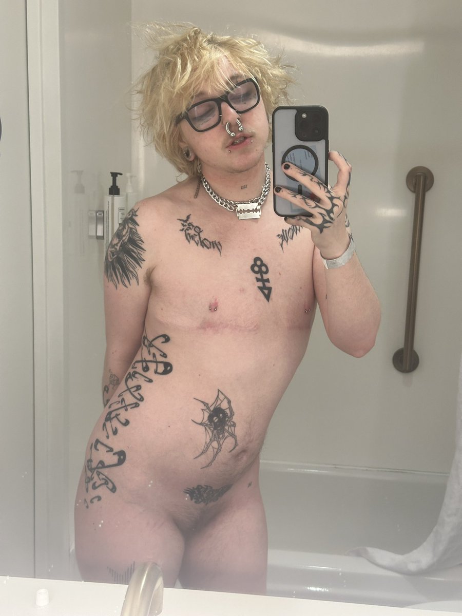 Post TEAs pre shower nudes