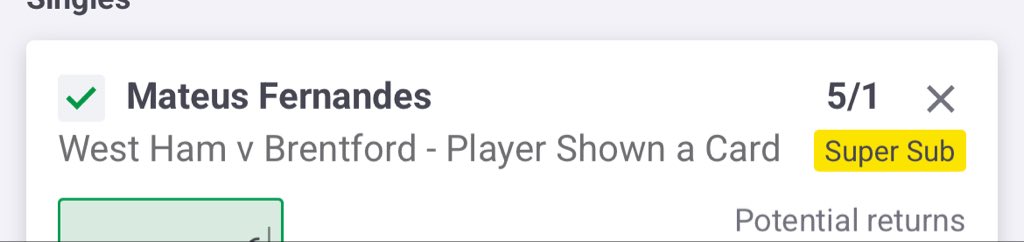 Yellowcardtips's tweet photo. 🚨🔥 WEST HAM vs BRENTFORD 🔥🚨

➡️ 5/1 CARD SINGLE 🟨💥

Stake responsibly

#bettingtwitter #gamblingtwitter #footballtwitter
#ukbetting #ukpunters #sportsbetting
#westham #whufc #brentford #brentfordfc
#premierleague #epl
#cardbets #footballbets #ValueBets https://t.co/phlY6O3DkI