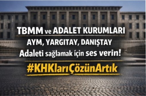 Artık çözüm zamanı.

#KHKlılarÇözümBekliyor