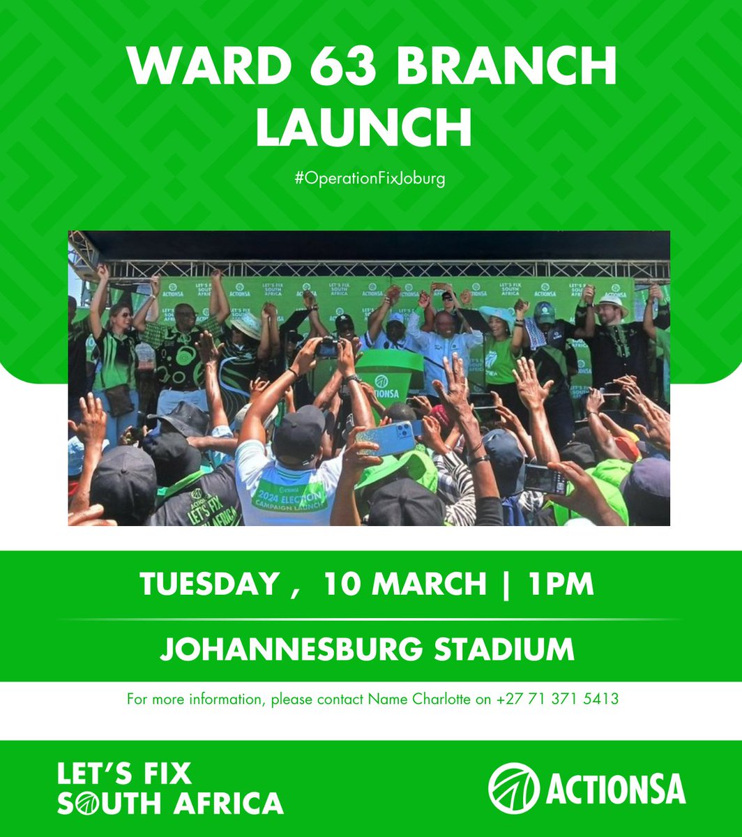 ActionSA JHB Sub-Region F tweet media