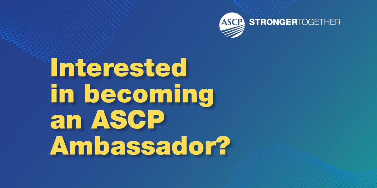 ASCP_Chicago's tweet image. Get more involved with ASCP by submitting an application for our Ambassadors Program and be a part of growing the laboratory #workforce. Ambassadors serve as the face of the field who present in classrooms, at career fairs, host shadowships, and organize meet-ups. If you or