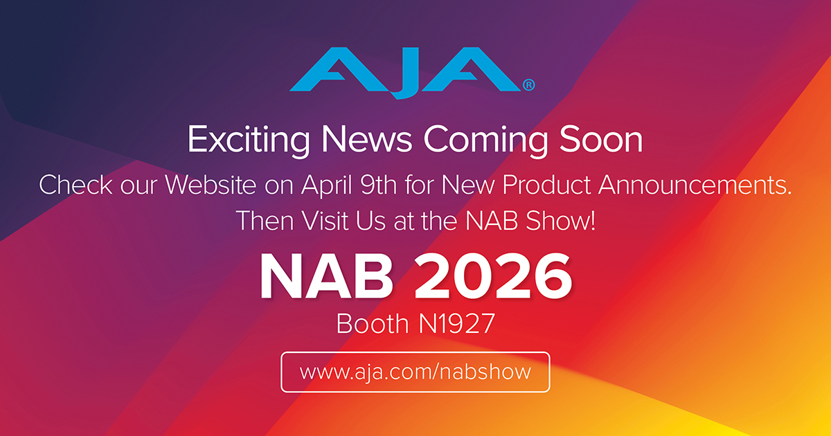 AJA Video Systems tweet media