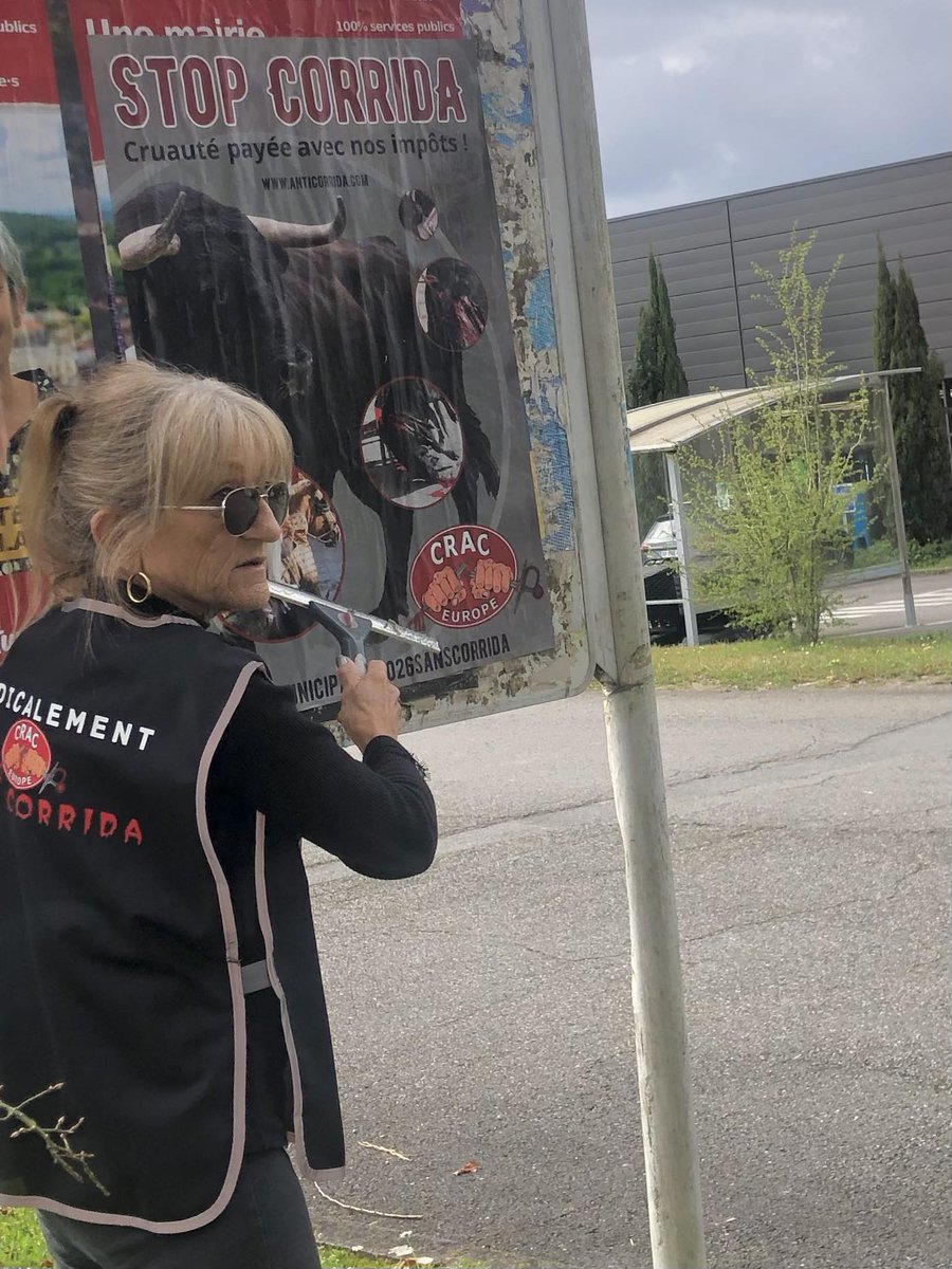 CRAC_Europe's tweet photo. 🏙️On colle pour les #electionsmunicipales dans le Sud-Ouest🤩

Ici à #Orthez, affichage libre👏

NON A LA CRUAUTE PAYEE PAR NOS IMPOTS🤨

#municipales2026sanscorrida #StopCorrida #municipales2026 #corrida @sudouest @OuestFrance #maires #elections #causeanimale #occitanie #France https://t.co/2fA5I0qNLt