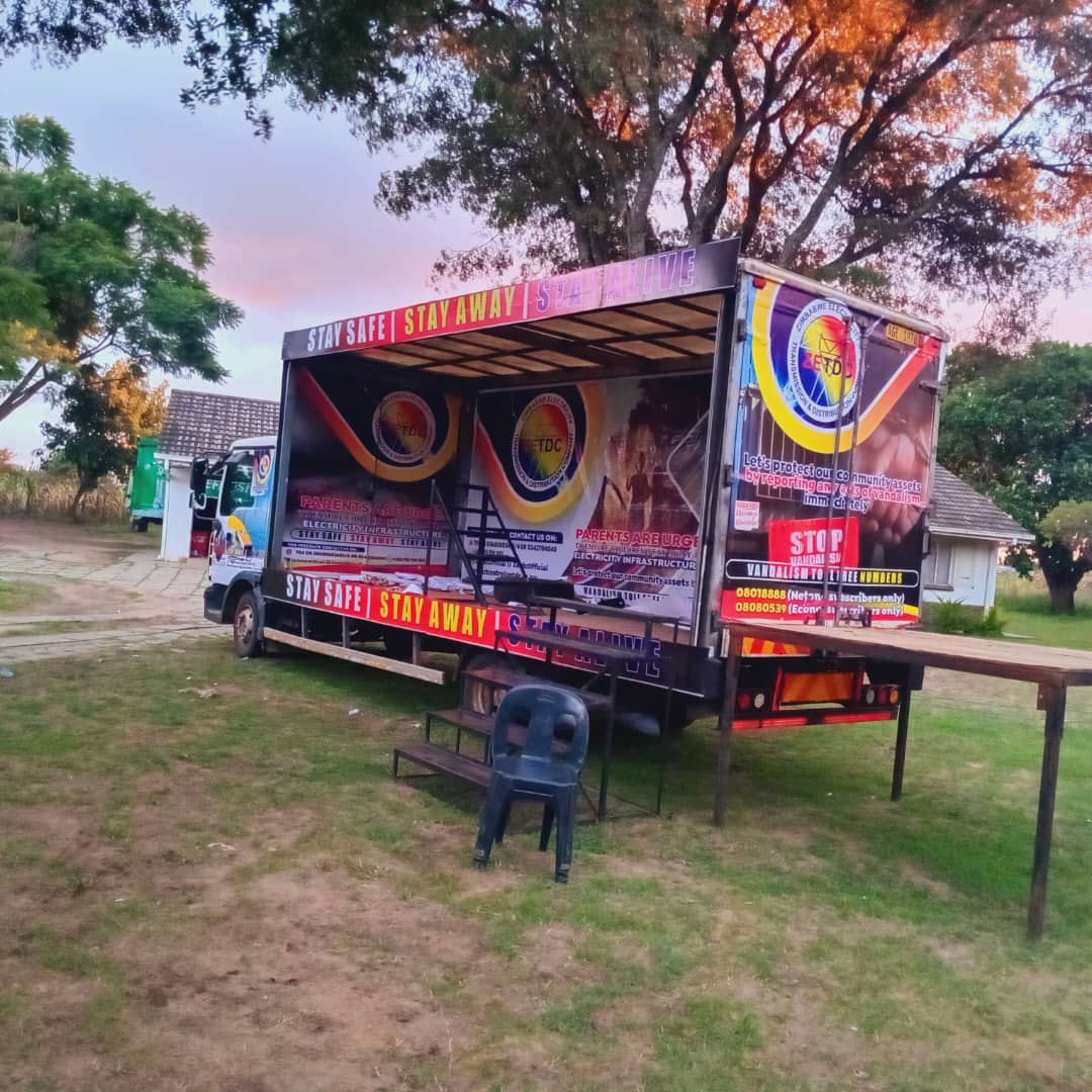 AnomildM's tweet photo. ZETDC is rolling out educational and mobile awareness roadshows in Harare in regards to safely &amp; vandalism .
Stay Tuned. https://t.co/sk7oOJsRaF
