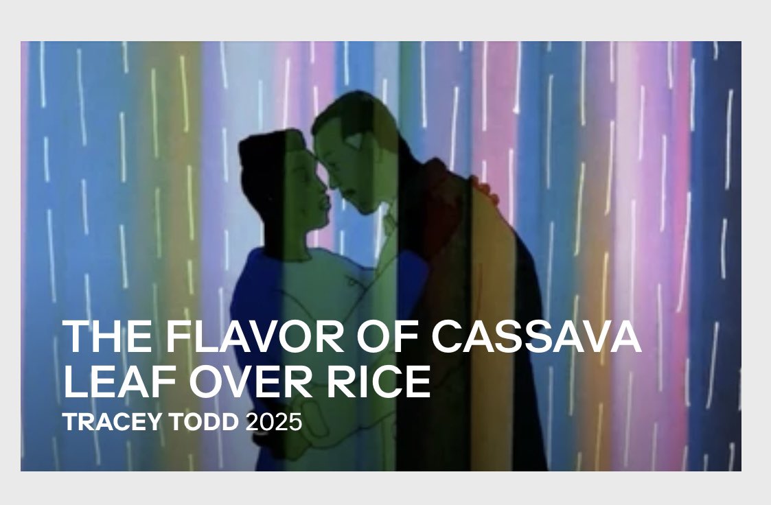 globertron's tweet photo. @valentino_lasso Ooooh and “The Flavor of Cassava Leaf Over Rice” (2025) on MUBI https://t.co/JEPYgTqW33