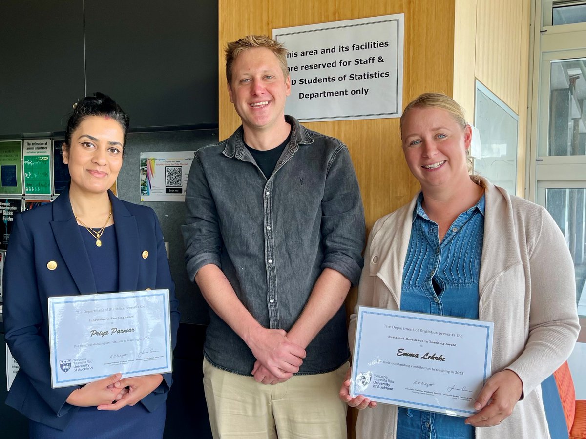 Department of Statistics, University of Auckland tweet media