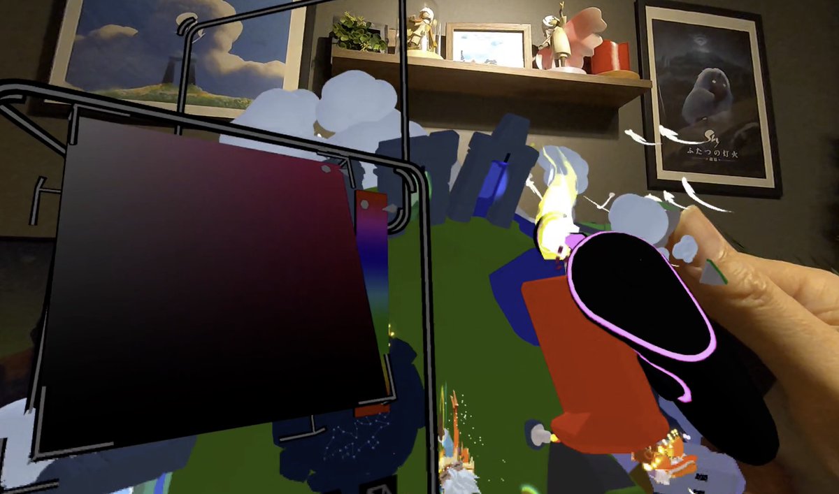 pigg_magic's tweet photo. 【sky 星を紡ぐ子どもたち】
クリエイターアワード2026ビジュアルアート部門に応募させていただきます。

CGのモデリングではなく、VR上で全て手描きで作画、skyの世界をひとつの星として描いてみました。
#SCA26 #SkyVisualArts https://t.co/pOeZ6S3ukV