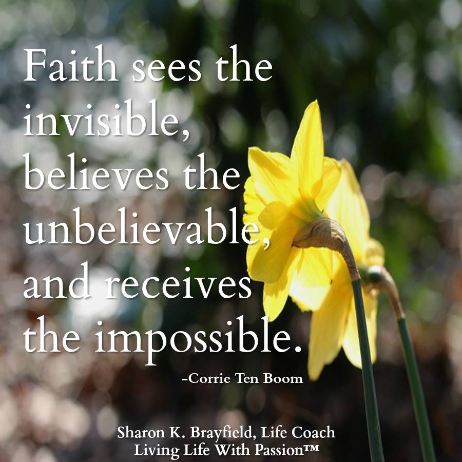 LifeWithJohn's tweet photo. Faith sees the invisible, believes the unbelievable,
and receives the impossible. - Corrie Ten Boom https://t.co/FcBVuJo5ke