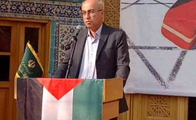 This is a picture of a Jewish Member of Parliament in Iran, Homayoun Sameh.