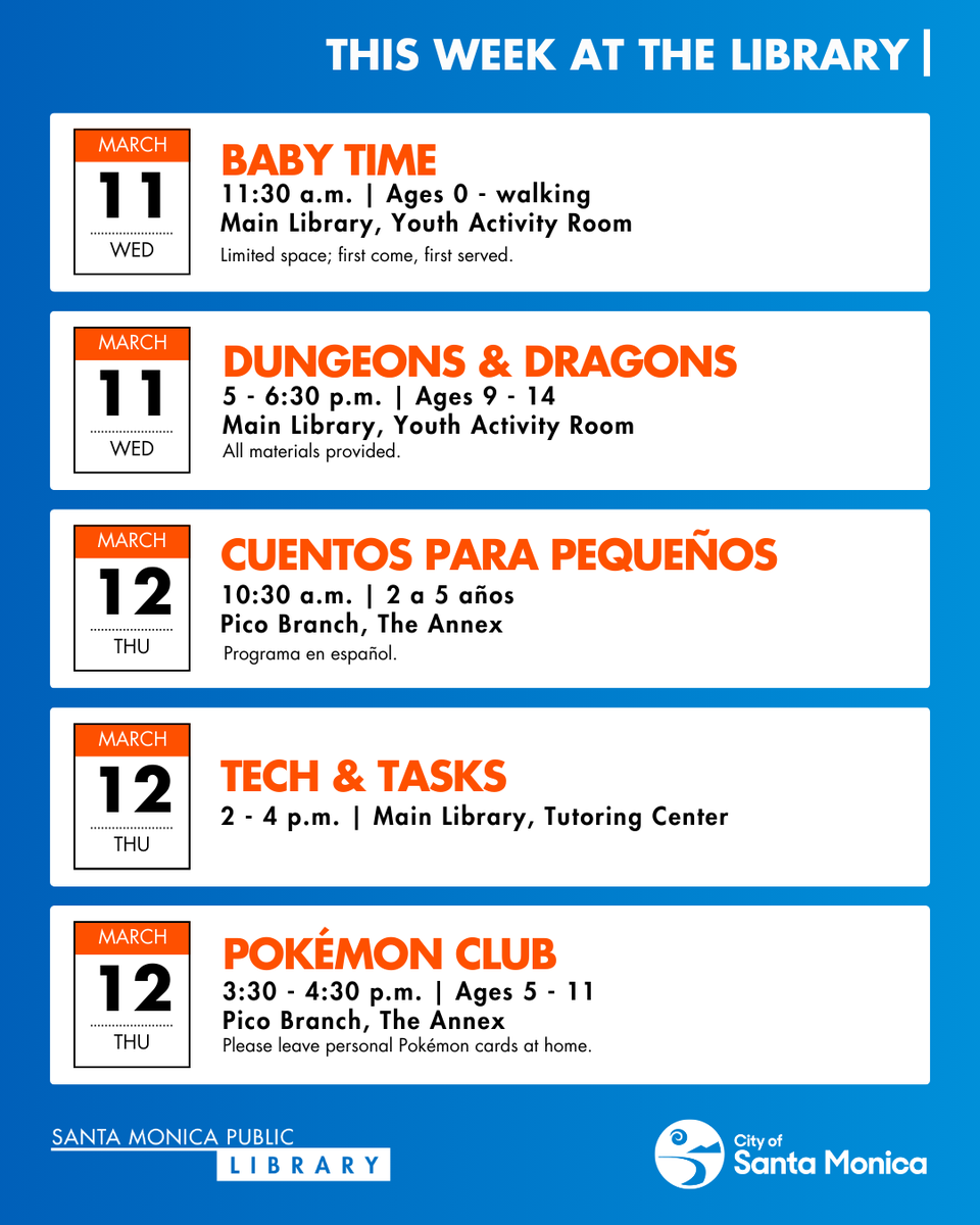 Santa Monica Public Library tweet media