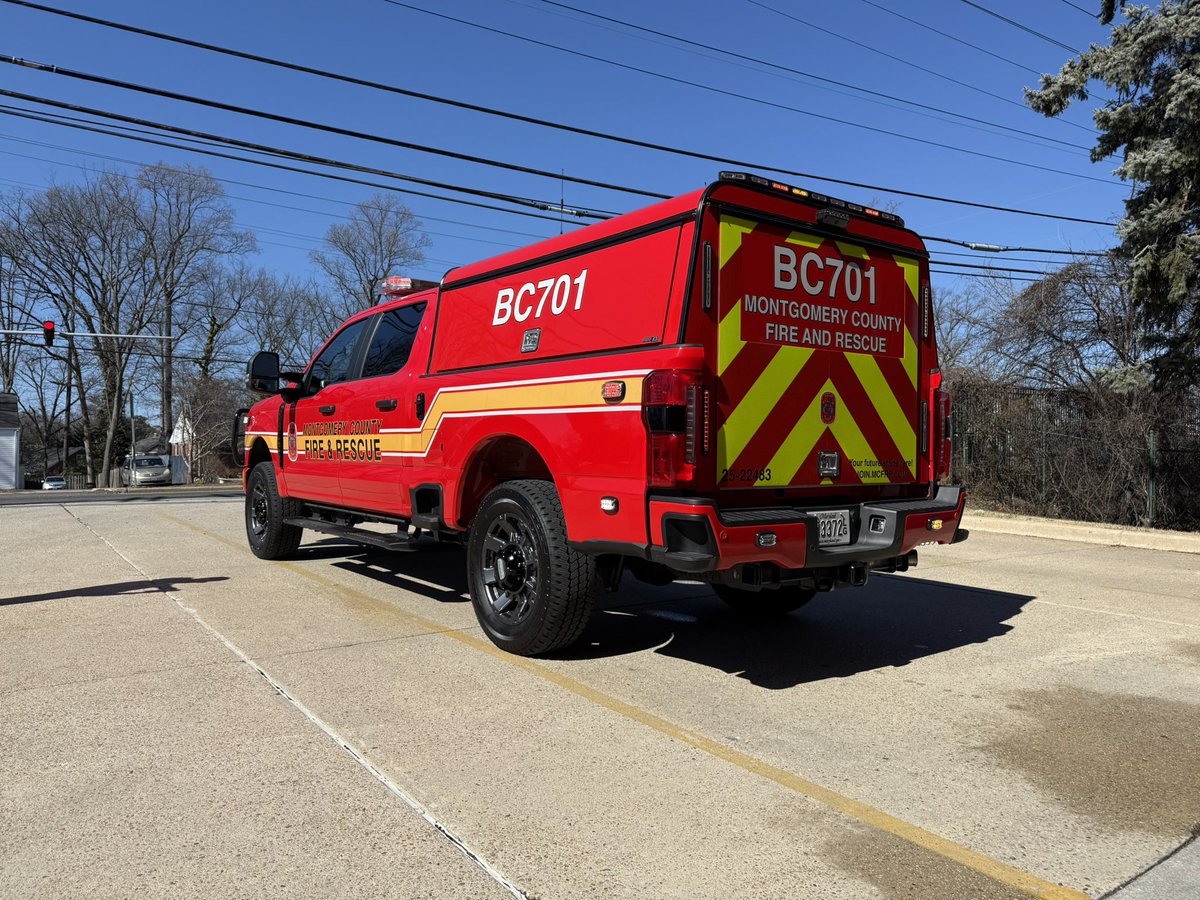 mcfrsPIO's tweet photo. Now serving the greater @The1stBatt @mcfrs New 2025 Command Vehicle Platforms (Ford F250) outfitted w/ Four radios, Vehicle Radio Repeater System, Mobile Data Computer, Seating for four, Setup to accommodate unified command including @mcfrs Battalion Aides when staffing permits. https://t.co/oHD4QXBrm1