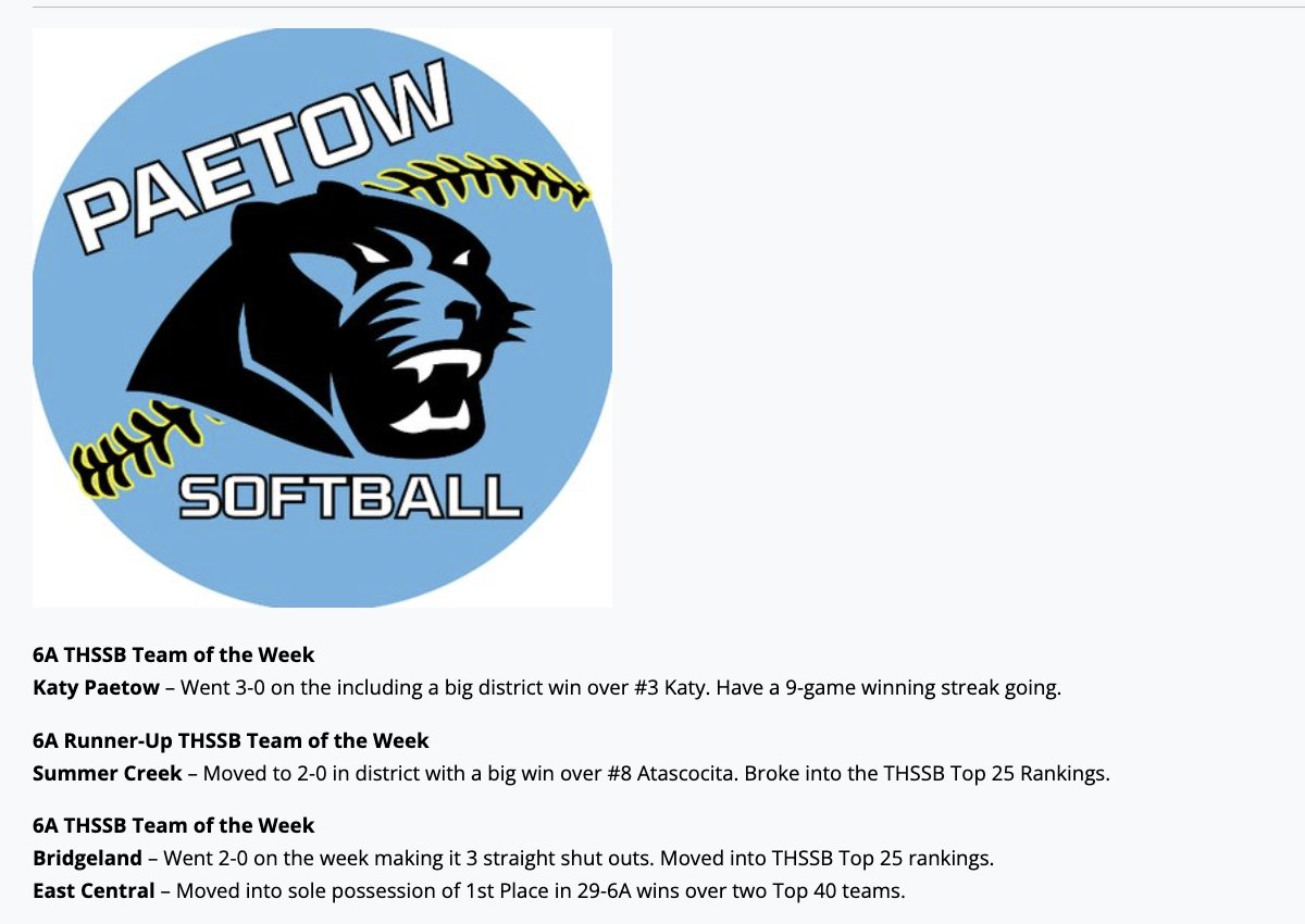 TxHSSoftball tweet media