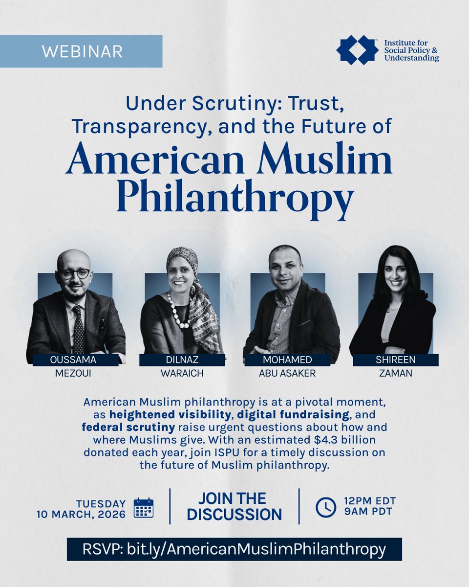 Institute for Social Policy and Understanding tweet media