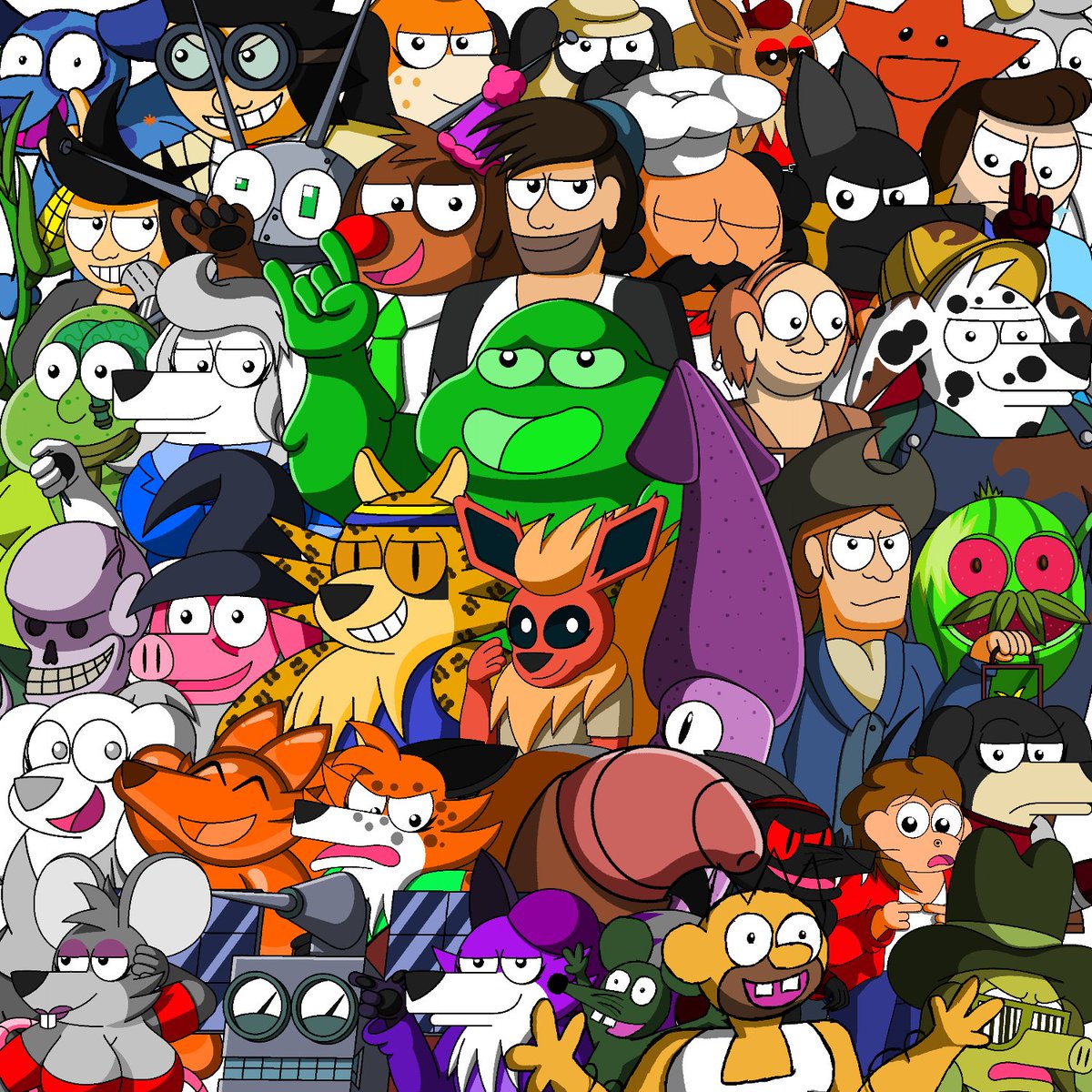 Fantast1cFox's tweet photo. Finally finished making 900 OCs, got like a few hundred more to do tho
#cartoon #animation #originalart https://t.co/FR7aaHumAK