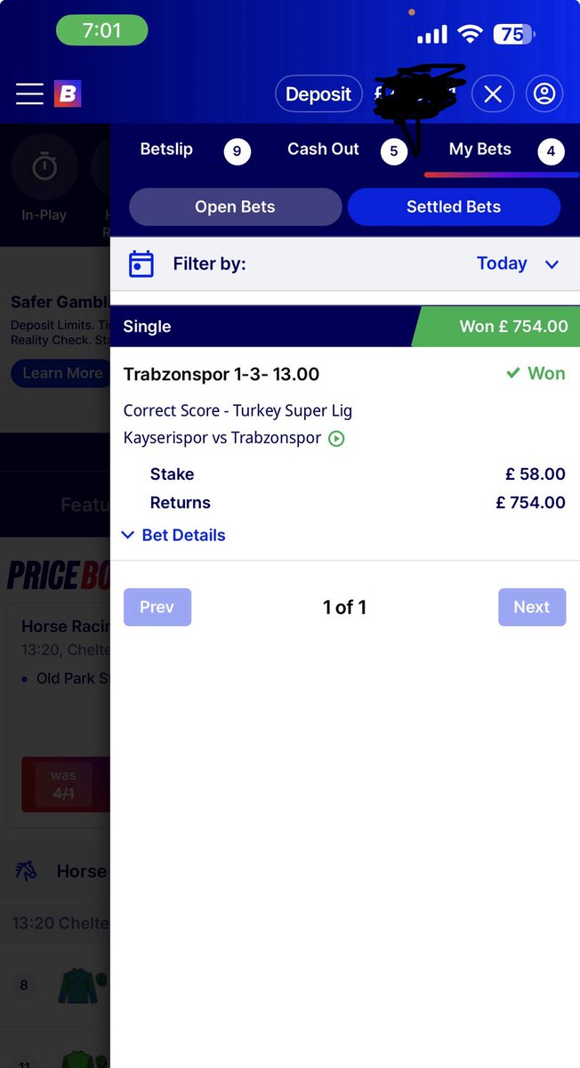 Ghbounce's tweet photo. First Boom of the night ✅✅💥

Correct score 

Kayserispor 1 vs Trabzonspor 3 https://t.co/f57zq4TDCY
