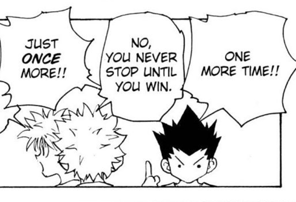 _shana96's tweet photo. Gon’s like a puppy begging its owner to play ball, completely ignoring the word "no" 😭 https://t.co/g3txe5pSOe