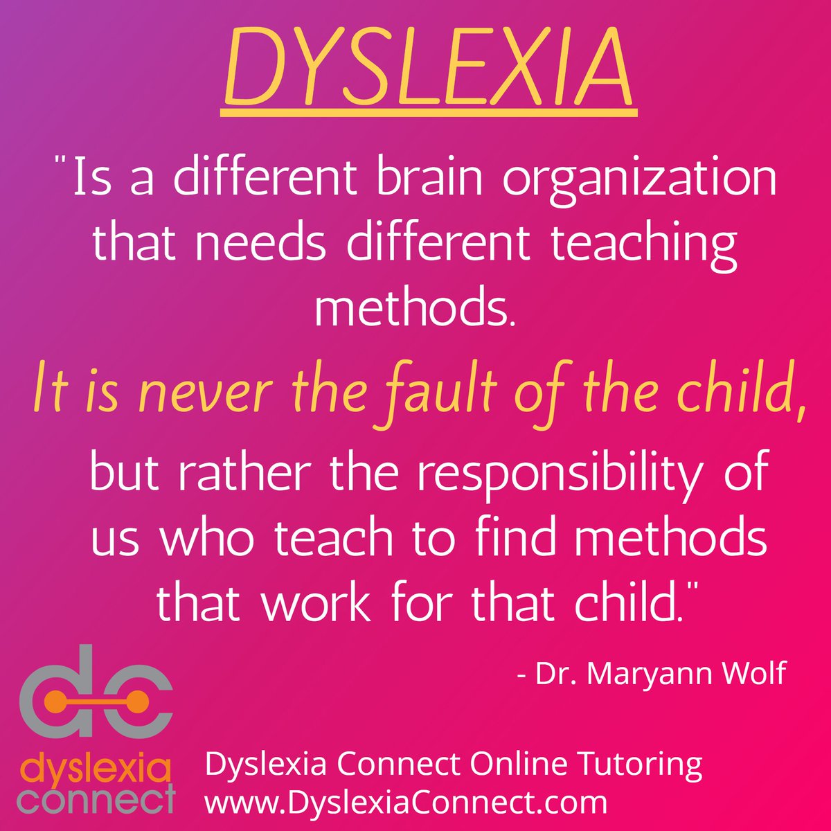 Dyslexia Connect tweet media