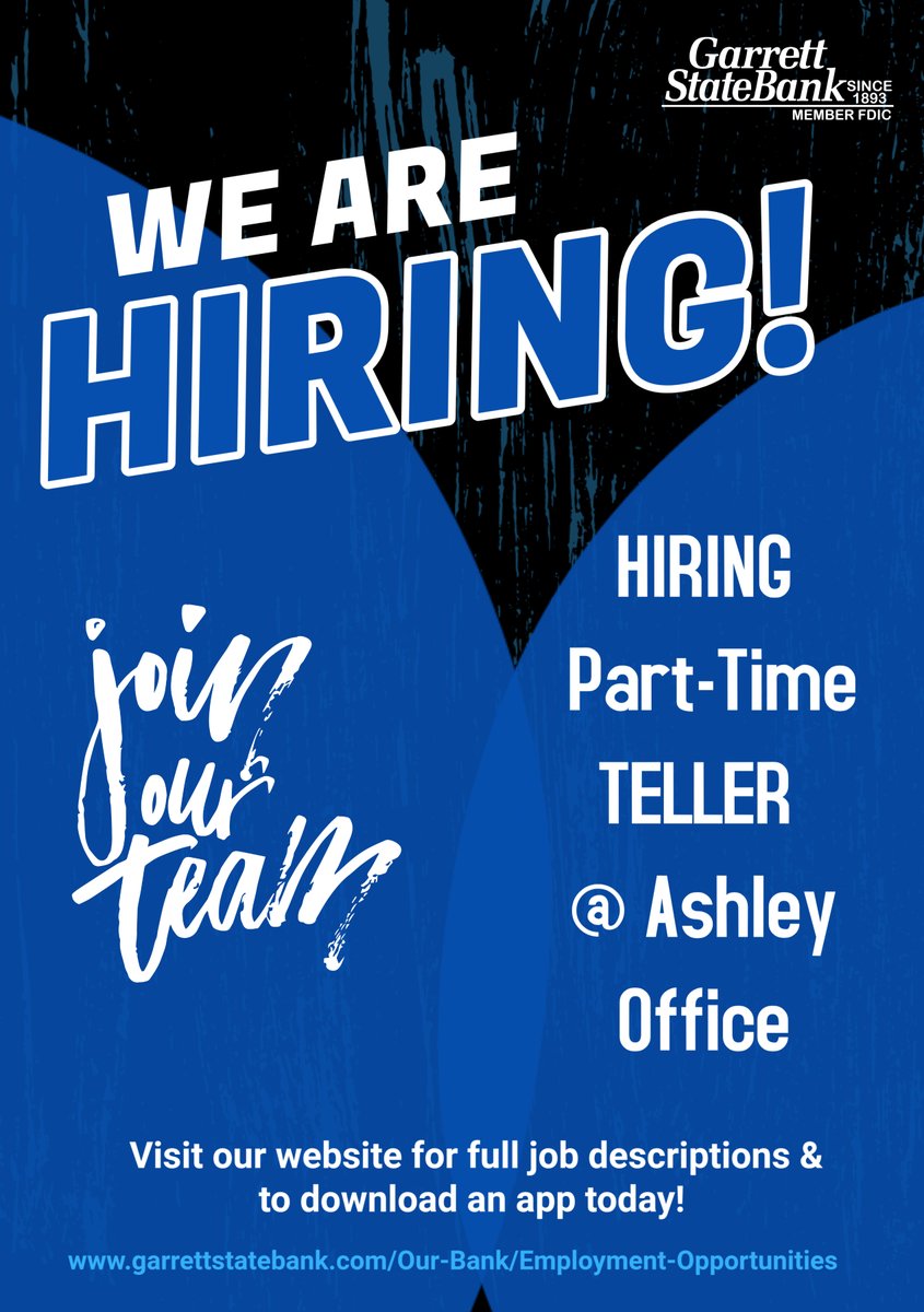 Garrett State Bank tweet media
