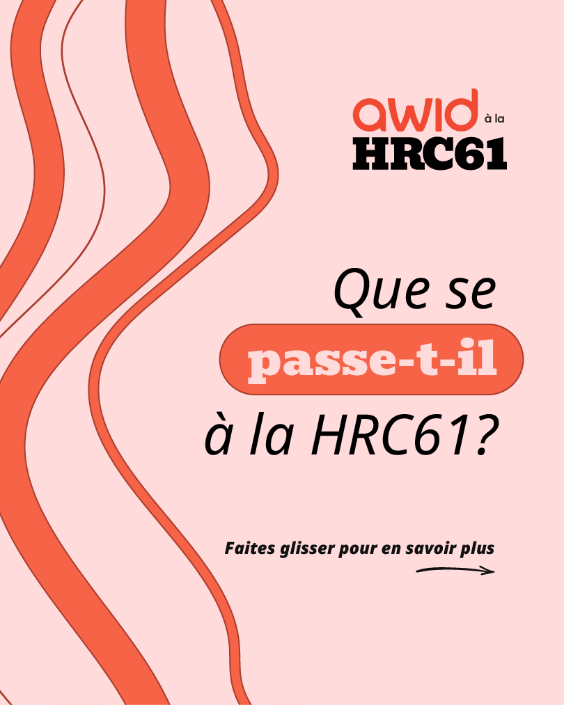 AWID en français tweet media