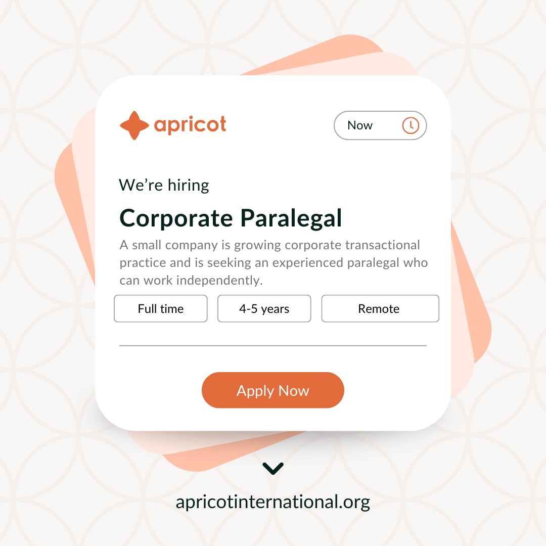 apricot_inc's tweet photo. New opportunity 💻
Are you’re ready to take a next step and work with an international team? 👀
At Apricot, we work to connect talented professionals with meaningful opportunities that allow them to grow, contribute, and thrive! https://t.co/H1zQnEXvPK