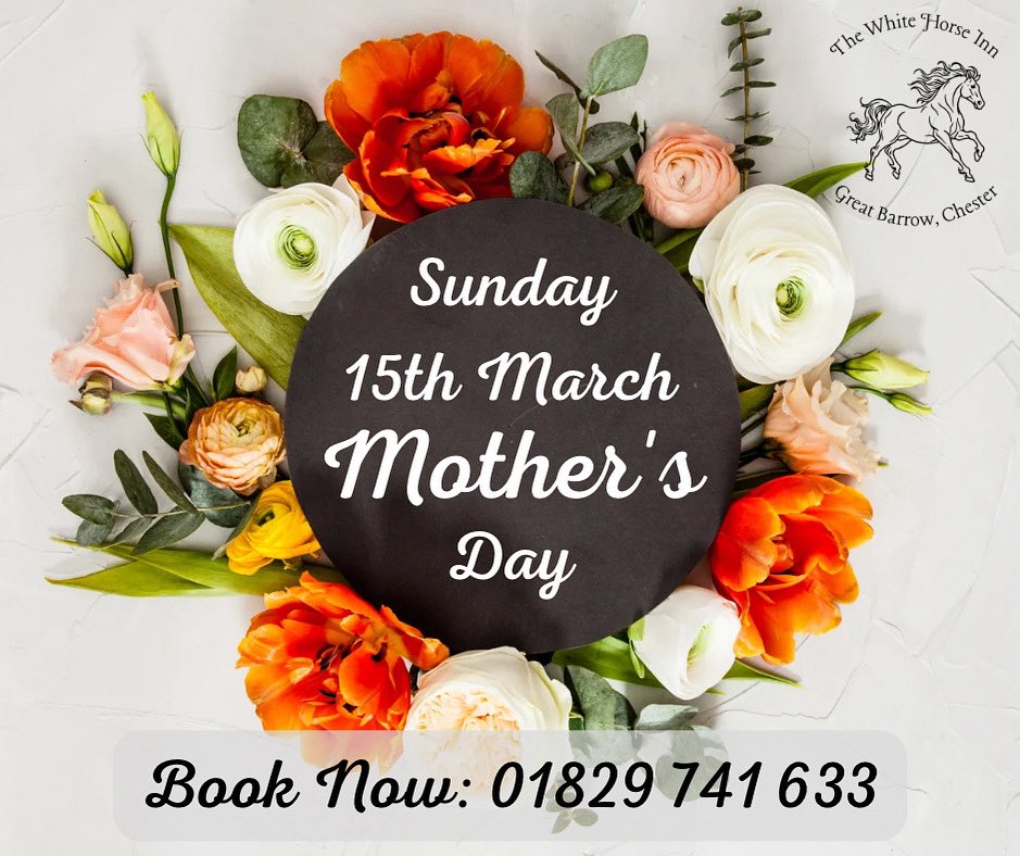 It’s Mother’s Day this weekend! We have some space remaining. We do not do a set menu for this - if you just want 1 course you only need to order 1. If it’s just 1 though - I’d choose dessert 🤣🙈 The choice is yours. Call us to book. 👩🏻‍🍳
#countrypub #chester #mothersday