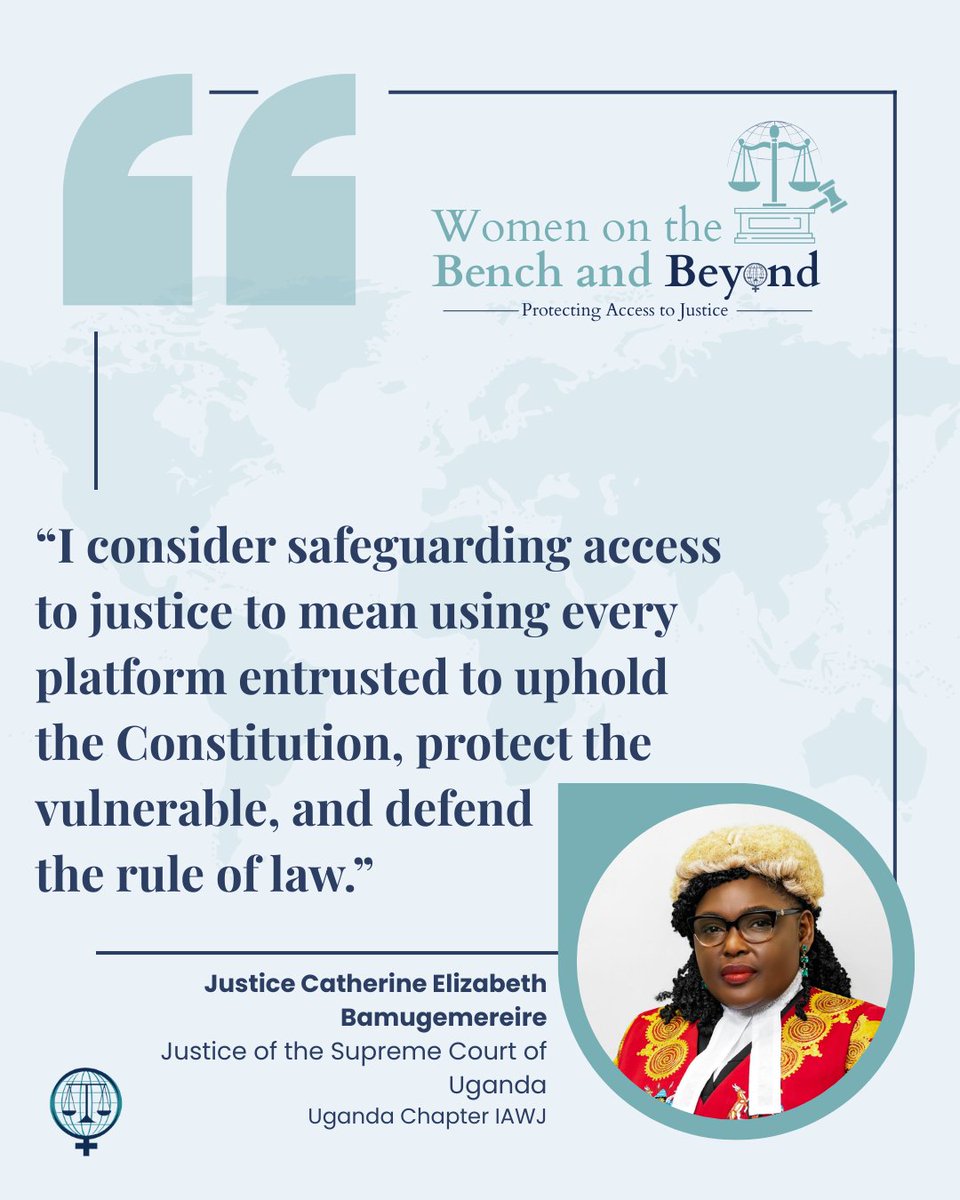 IntlWomenJudges's tweet image. Safeguarding justice requires more than decisions from the bench — it calls for using every position of responsibility to defend rights, uphold constitutional principles, and protect those most at risk.
#idwj2026 #womenonthebench #accesstojustice #womenjudges #justiceleadership
