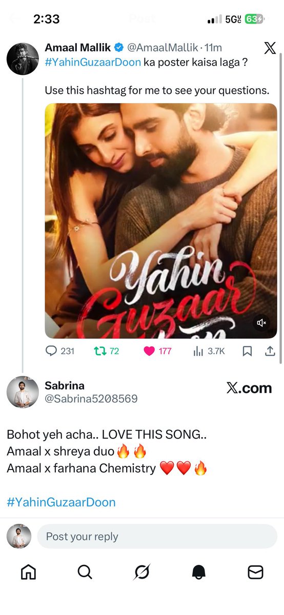 Sabrina tweet media