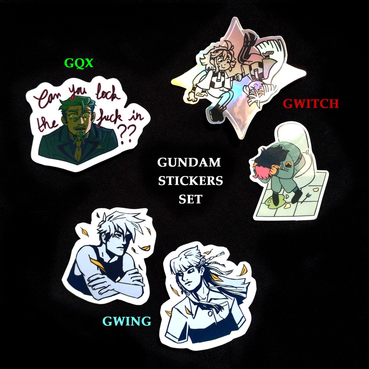 guacatos's tweet photo. Gundam stickers and sticker set avaiable on my shop until april 14th, and while stocks last !! 🤖🧠💫🌌
#gquuuuuux #challiabull #gwitch #sulemio #gueljeturk #gwing #relenadarlian #heeroyuy
RTs appreciated :>
Link to order down bellow ⬇️🧵 https://t.co/wd7txSvr5C