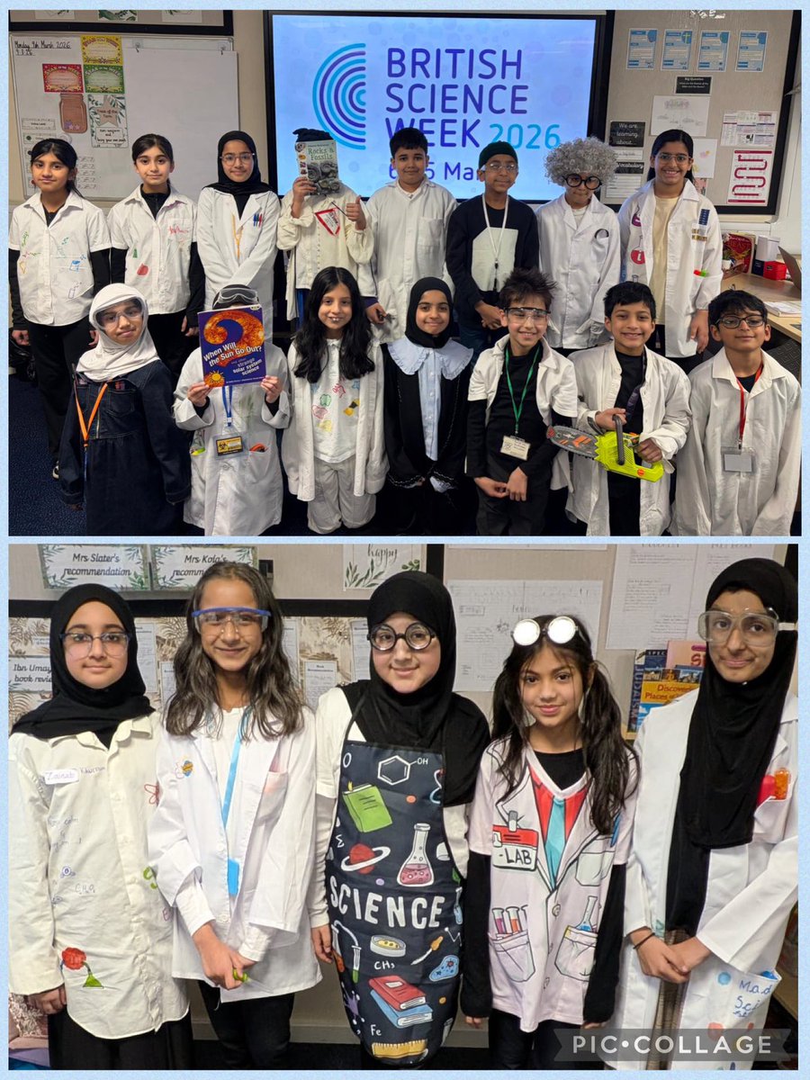 olive_bolton's tweet photo. Some very serious #scientists spotted around school today #WeAreStar #BritishScienceWeek #SuperLearningDay #LoveLearning #Creativity #Science #STEM #Ambition #Wellbeing https://t.co/lIITd3QBS4