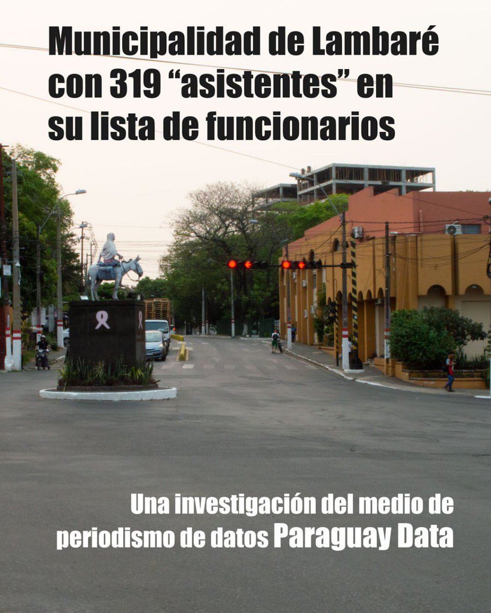 contraloriaLamb's tweet photo. Compartimos la investigación que el medio de periodismo de datos Paraguay Data realizó sobre la nómina de funcionarios de la Municipalidad de Lambaré.
Pasen y lean 📄🕵️ RT RT RT

https://t.co/SseVWkDYI0 https://t.co/6O859kTD71