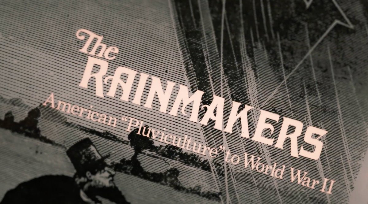 RainmakerCorp's tweet photo. Since the dawn of man, people could only hope (or pray) that nature would provide the water we needed.

But a few intrepid souls weren't content with mere hope.

They endeavored to solve a riddle of the heavens and conjure water from the sky.

This is the history of rainmaking📖 https://t.co/cAZqChAbBw