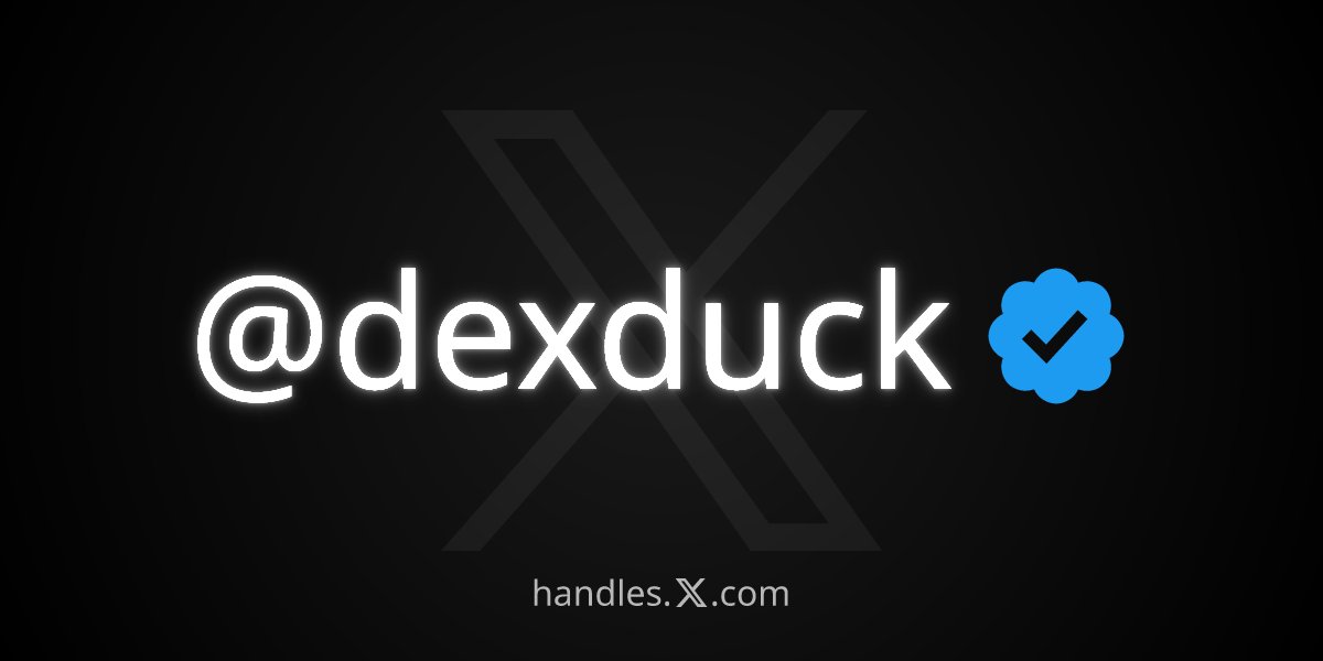 dexduck 🟦 tweet media