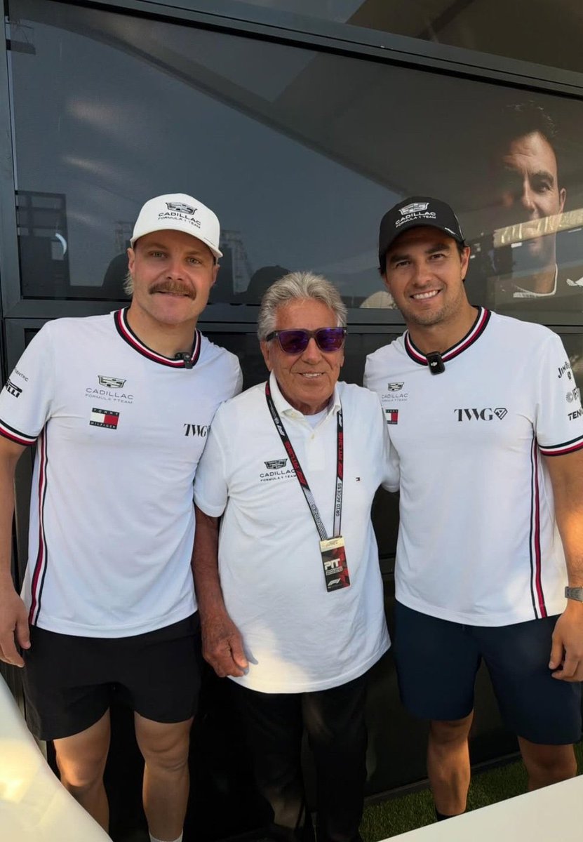 Checo y Valtteri con el patrón de patrones 🙂‍↕️🫶🏻