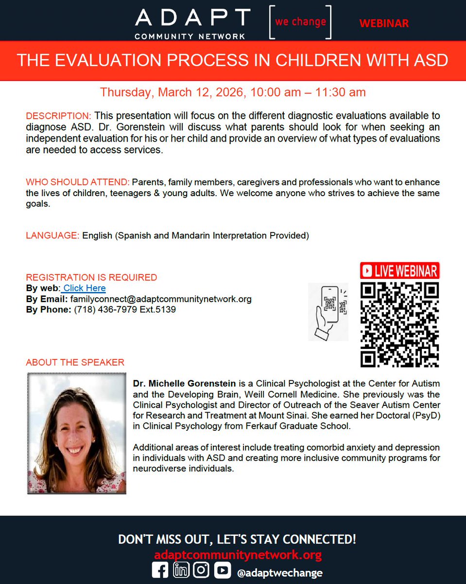 Seaver Autism Center tweet media