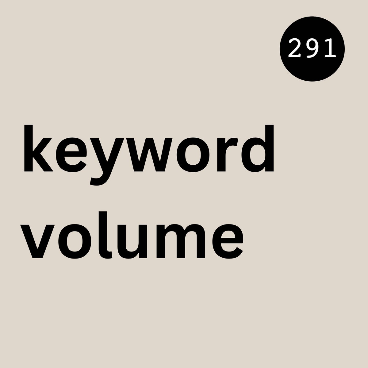 291_media's tweet photo. Keyword volume refers to the number of people that searched for a particular keyword. 
This is usually expressed as a total per month and can be global or the amount for a specific country.
#seo #websiteoptimisation #keywordvolume #helpingSMEs https://t.co/oggje23Tax