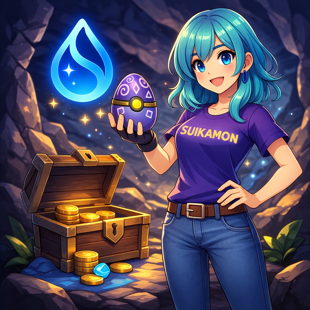 🏆 200 MEMBERS GIVEAWAY - Rare Suikamon

We just hit 200 members in our Telegram!

Huge thanks to everyone, especially <a href="/SuiInsiders/">Sui Insiders💧</a> for sharing our project from the start. 💜

How to enter 👇  
💜 Follow  
🔁 Repost  
💬 Comment 2 emojis that describe your Web3 personality
