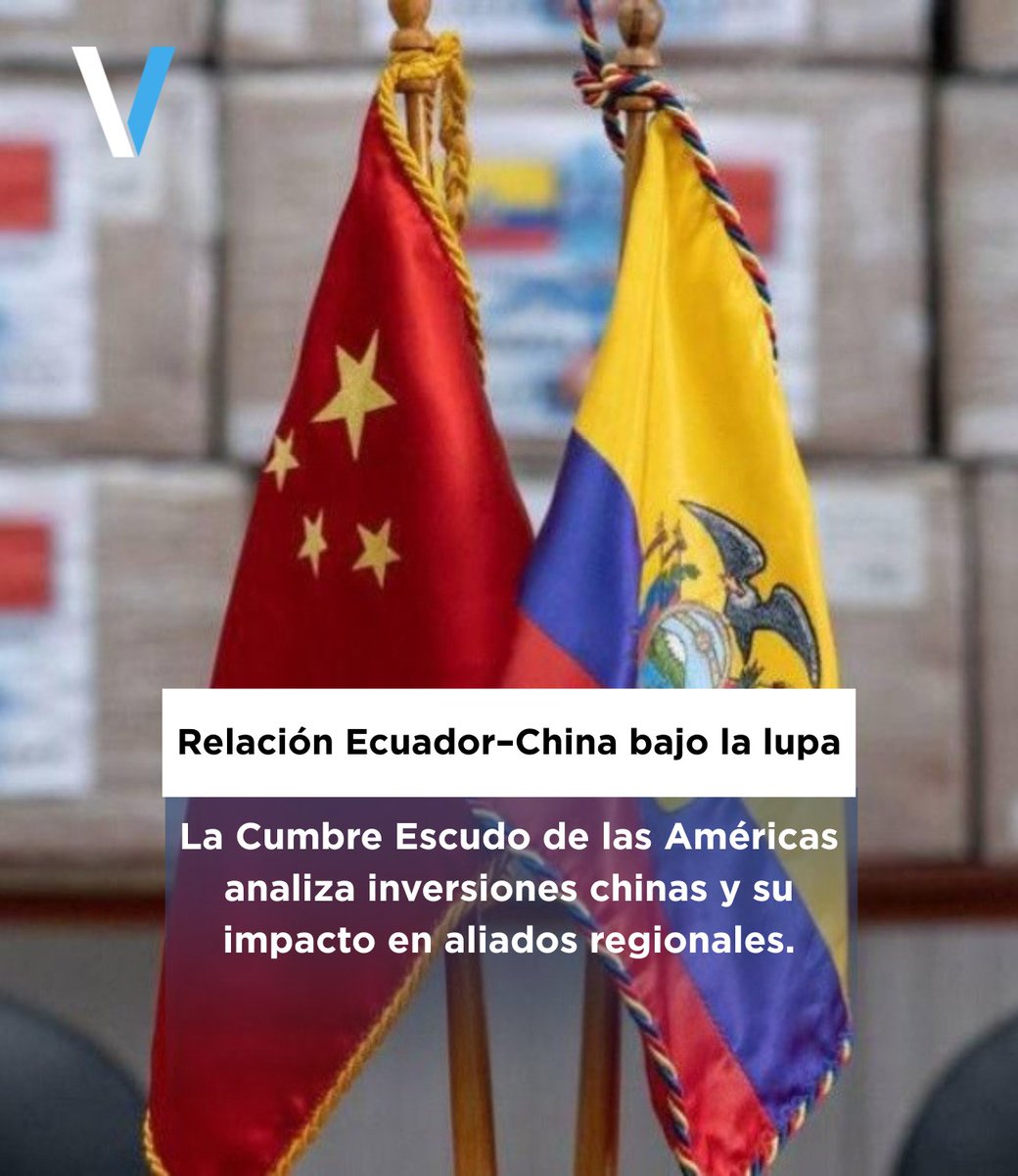 lavisionecu's tweet photo. 📎 La Cumbre Escudo de las Américas pone bajo análisis la relación de Ecuador con China. EE. UU. busca que países aliados revisen inversiones del gigante asiático y reduzcan su influencia en América Latina. https://t.co/MsOHUszjz7