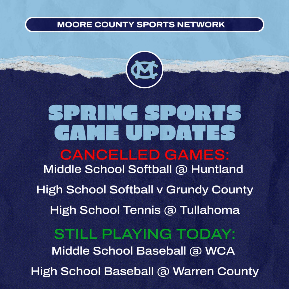Moore County Sports Network tweet media