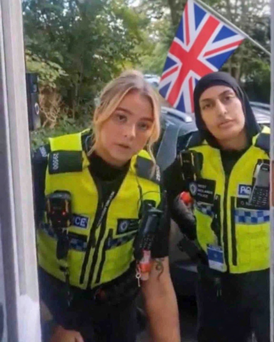 “Hi sir, we've received reports saying you're displaying a tool of hate”