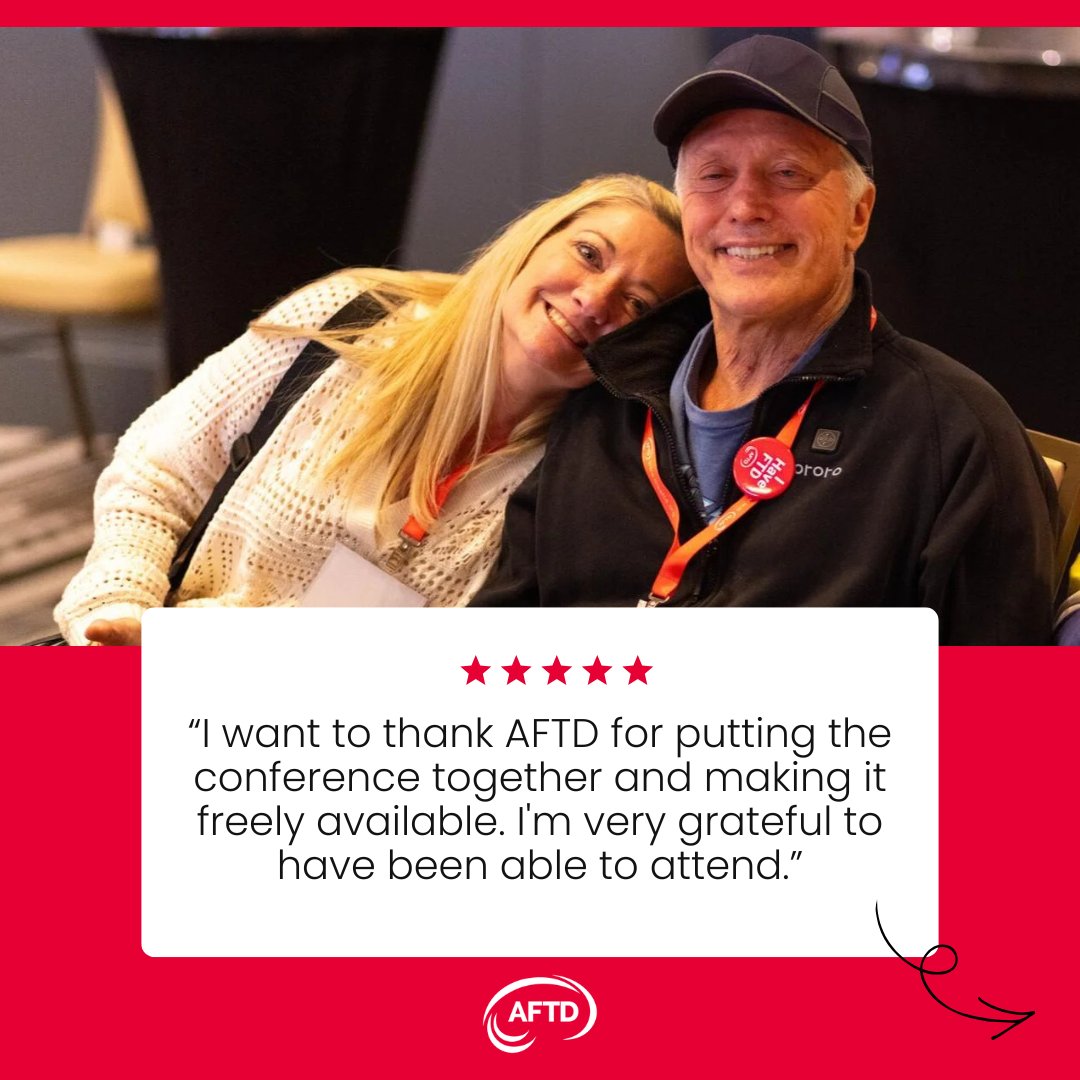 The AFTD tweet media