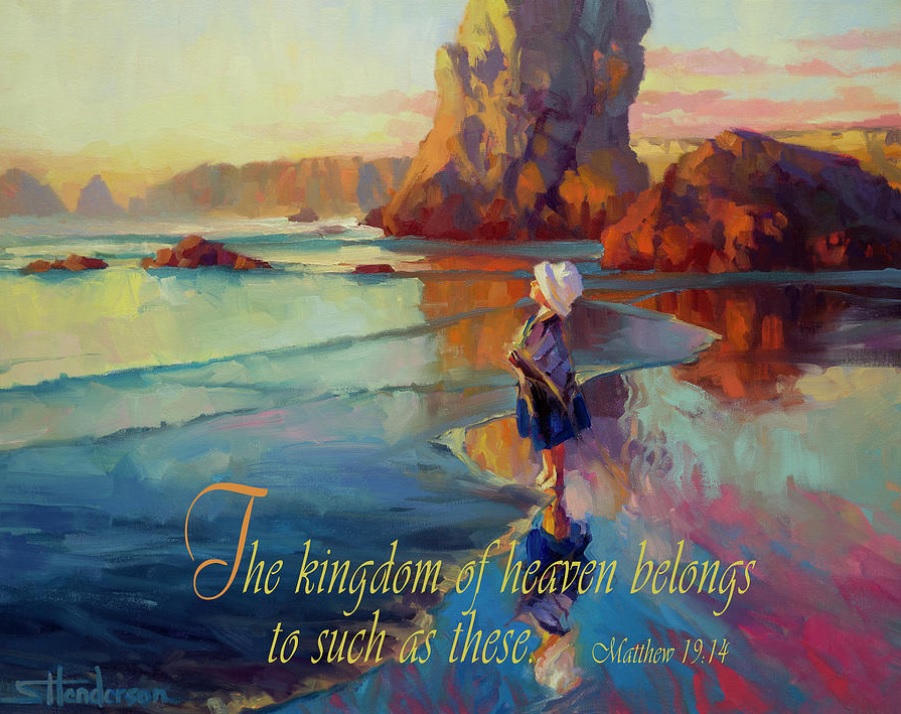 SHendersonArt's tweet image. The only thing the kingdoms of earth and the kingdom of heaven have in common is the word, "kingdom."

The Kingdom Belongs to These art print -- available at Steve Henderson Art.

#christianity #hope #faith
