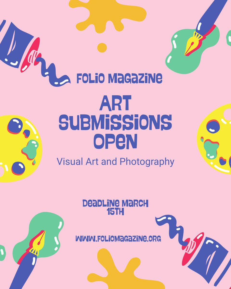 Folio wants to see your art submissions for our Spring 2026 issue!
Have a landscape or amazing photograph you want to show off? Go to foliomagazine.org to submit your work by March 15th!!