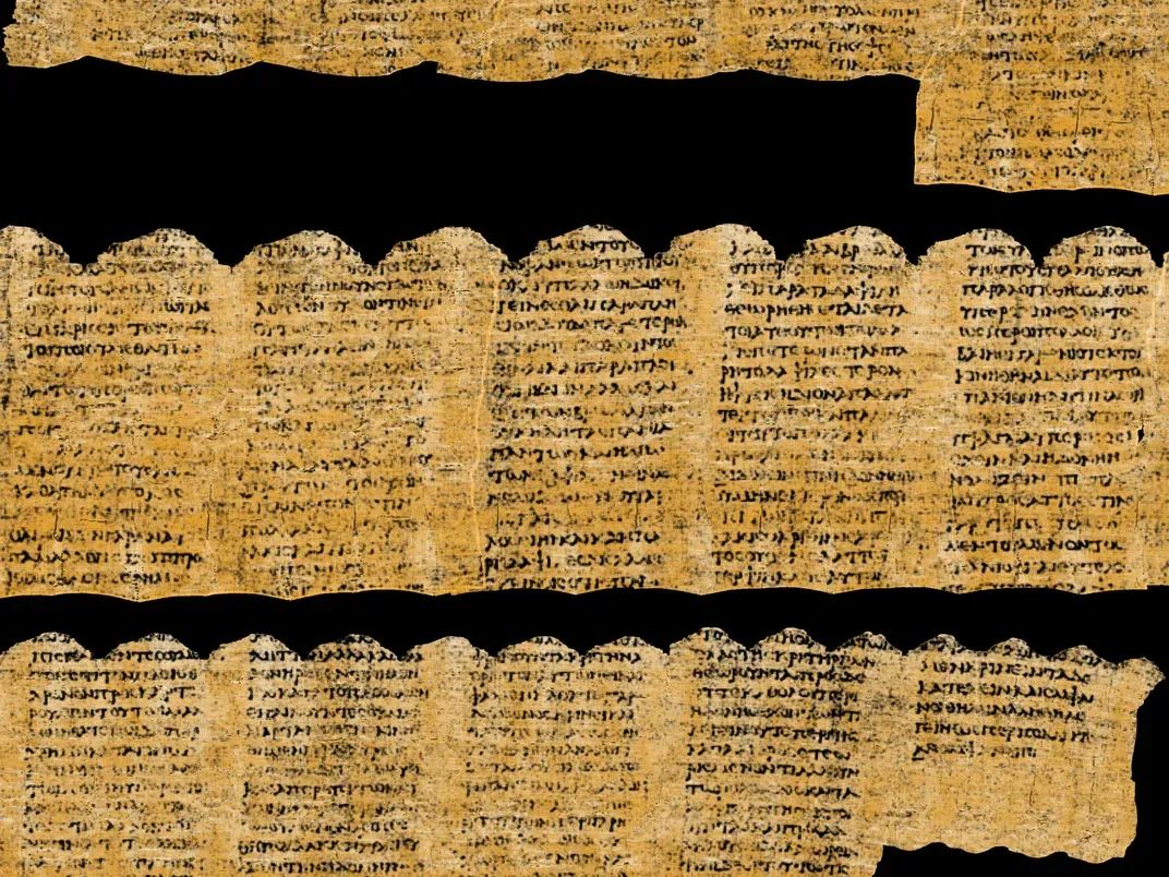A recently-deciphered papyrus scroll reveals the location of Plato’s grave

The scroll is one of thousands of scrolls that had been scorched and buried by the eruption of Mt. Vesuvius at Herculaneum that scholars have recently used AI to read for the first time.